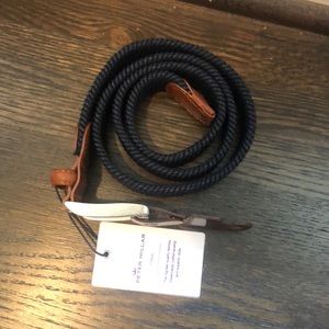 Peter Millar Waxed Braided Belt NWT
